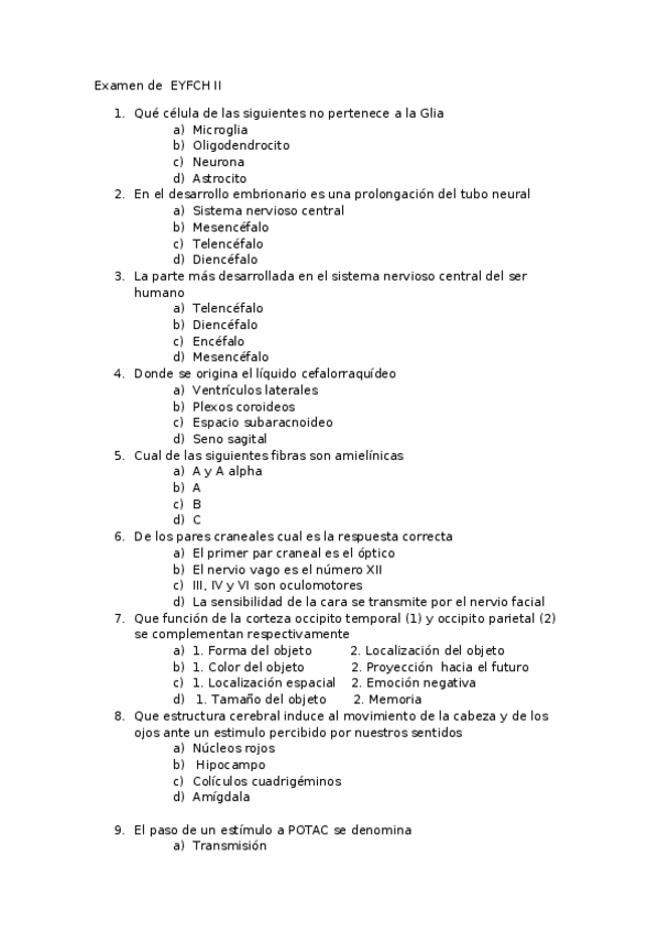 Miniatura del documento Copia-de-Examen-EYFCH-II-Neuro.docx