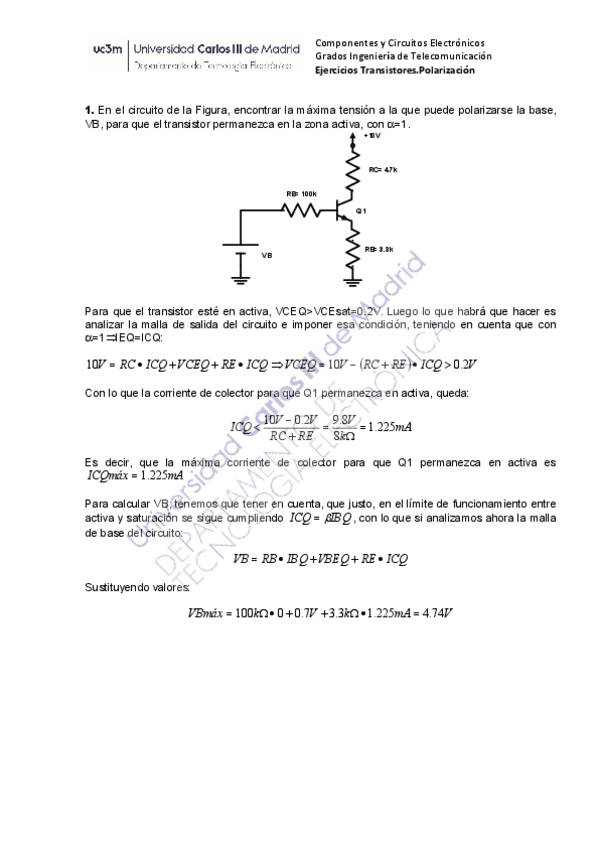 Miniatura del documento Tema-1.-Ejercicios-Polarizacion-de-Transistores.-Examen.pdf