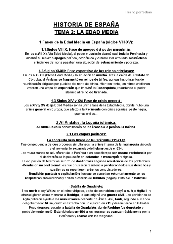 Miniatura del documento Historia-de-Espana-Tema-2-La-Edad-Media.pdf