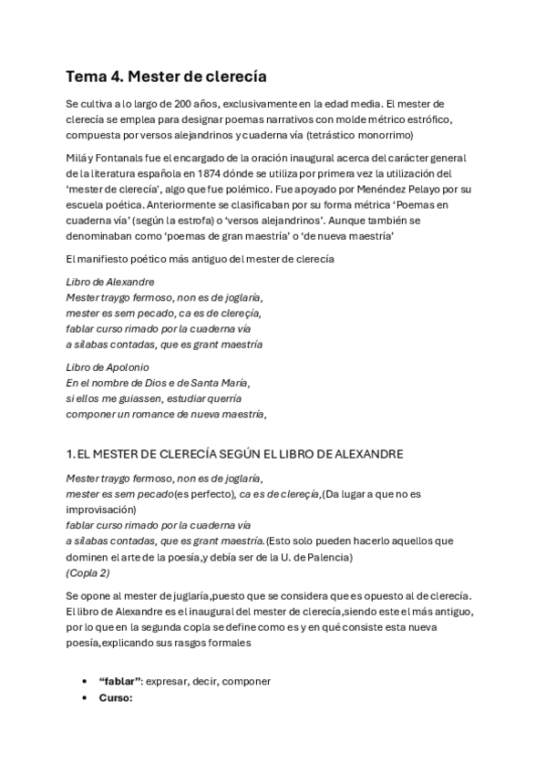 Miniatura del documento TEMA-4-LITERATURA-MEDIEVAL-MESTER-DE-CLERECIA-DESARROLLO.pdf