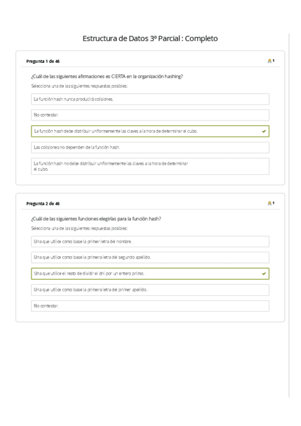 Miniatura del documento Estructura de Datos 3º Parcial _ Completo _ Test.pdf