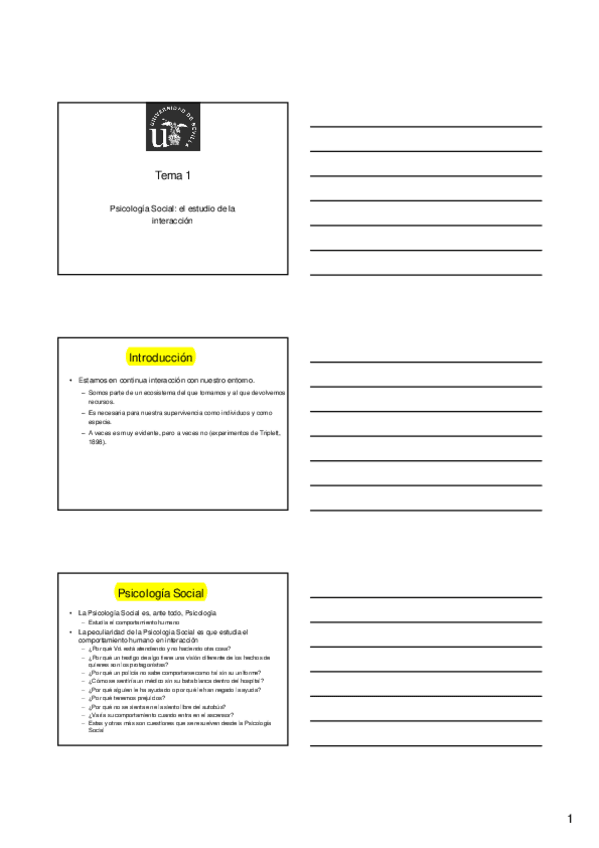 Miniatura del documento Tema 1 Psicología Social el estudio de la interacción.pdf