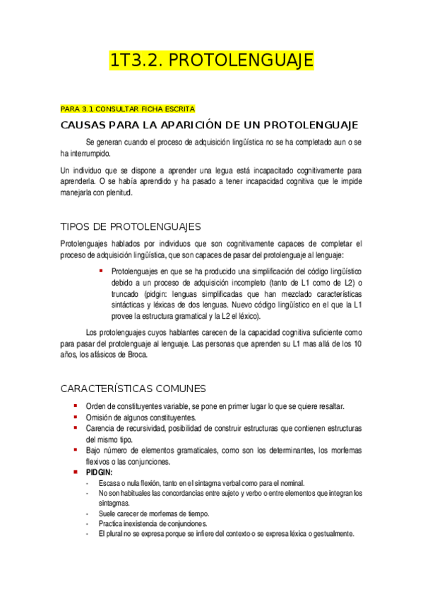 Miniatura del documento 1. TEMA 3.2. PROTOLENGUAJE.docx