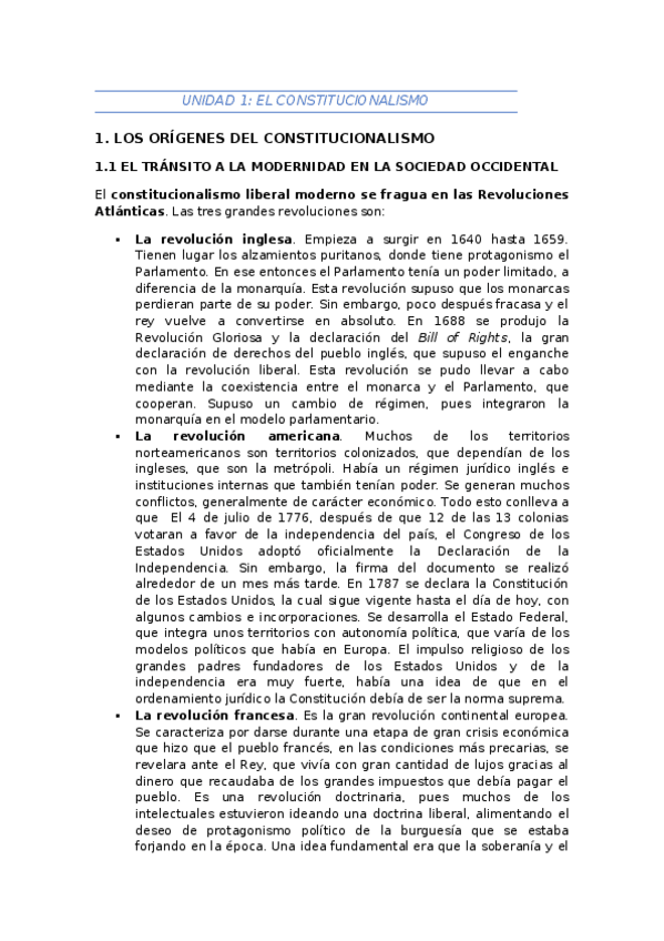 Miniatura del documento UNIDAD 1 - Constitución y sistema de fuentes.docx