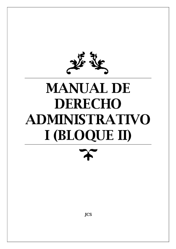 Miniatura del documento Manual de Derecho Administrativo I (Bloque II).pdf