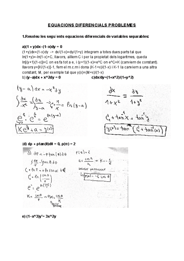 Miniatura del documento EQUACIONS DIFERENCIALS PROBLEMES.pdf