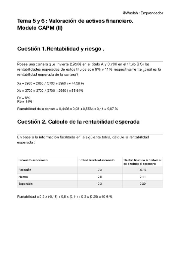 Miniatura del documento Tema 5 y 6 : Valoración de activos financieros : Modelo CAMP (II).pdf