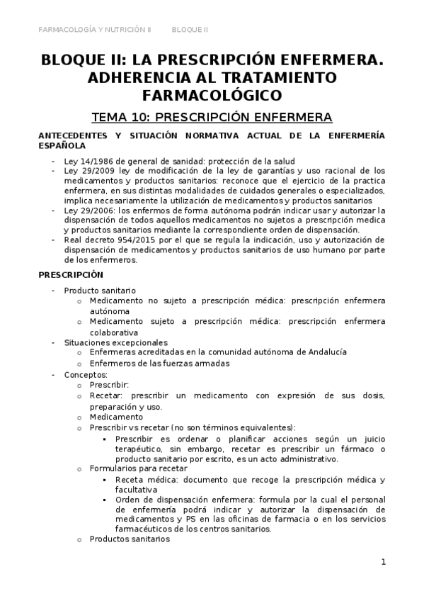 Miniatura del documento BLOQUE II. TEMA PRESCRIPCION ENFERMERA.docx