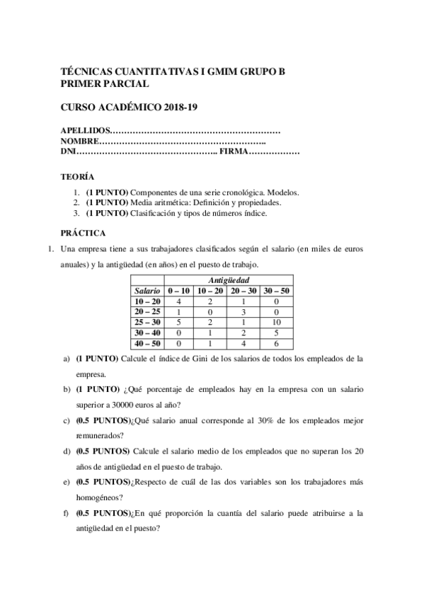 Miniatura del documento TÉCNICAS CUANTITATIVAS I GMIM PARCIAL 1 CON SOLUCIONES (2).docx