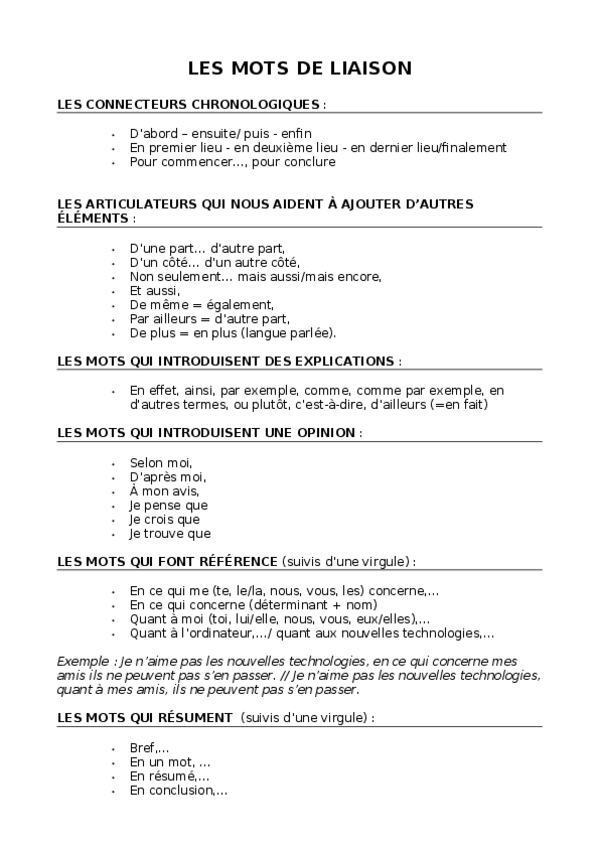 Miniatura del documento LES MOTS DE LIAISON pour BI.doc