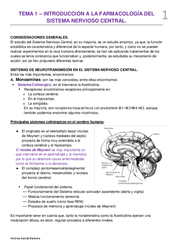 Miniatura del documento TEMA 1 - INTRODUCCIÓN A LA FARMACOLOGÍA DEL SISTEMA NERVIOSO CENTRAL.pdf