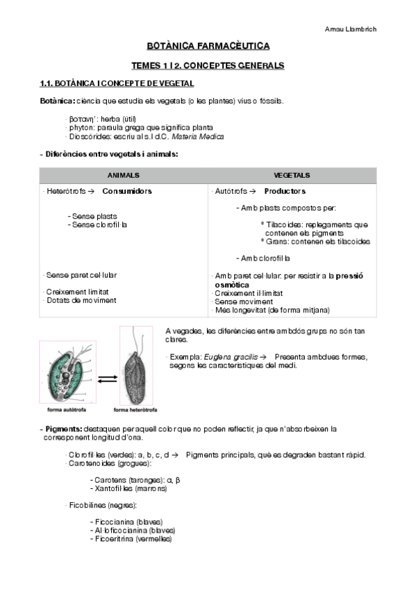 Miniatura del documento Apunts Botànica Farmacèutica (Temes 1 - 3).pdf