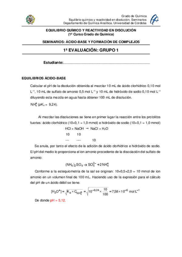 Miniatura del documento Resolución 1ª Evaluación Seminarios. Ácido-Base y Complejos.pdf