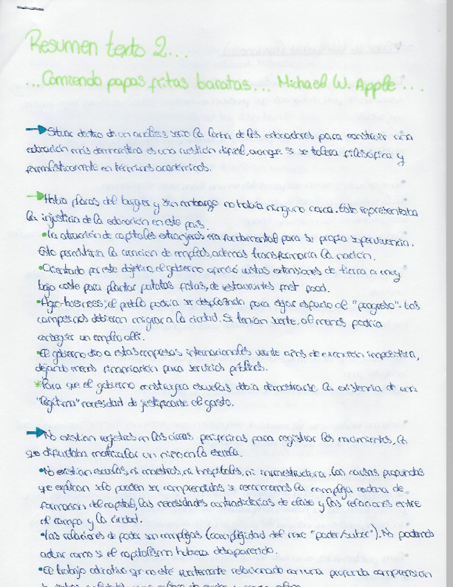 Miniatura del documento Resumen T2 Comiendo papas fritas baratas.pdf