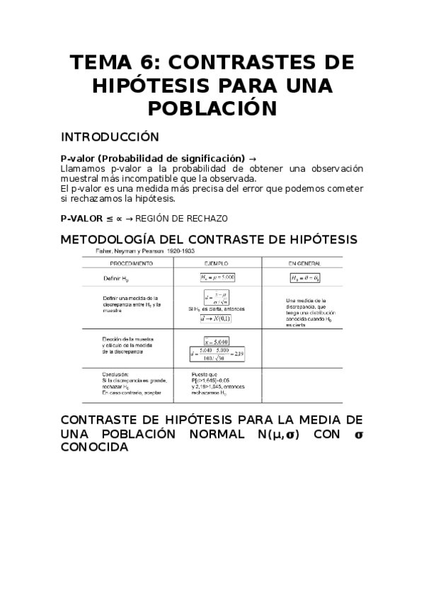 Miniatura del documento TEMA 6 - Contrastes de Hipótesis para una población.docx