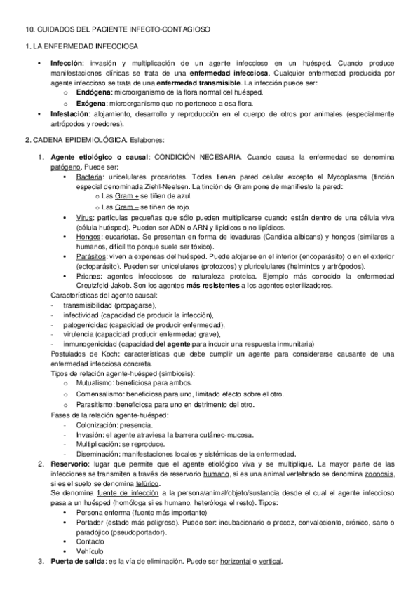 Miniatura del documento PREPARACIÓN EIR - 10. Infecto-contagioso.docx