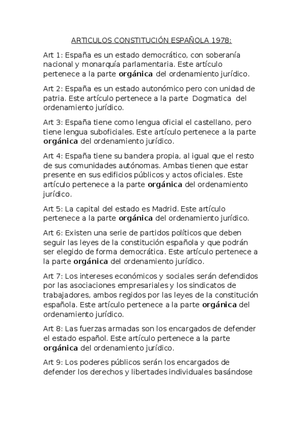 Miniatura del documento ARTICULOS CONSTITUCIÓN ESPAÑOLA 1978  ESTE SI.docx