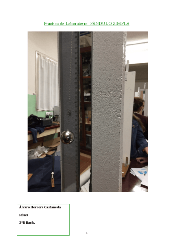 Miniatura del documento Práctica Péndulo Simple.pdf