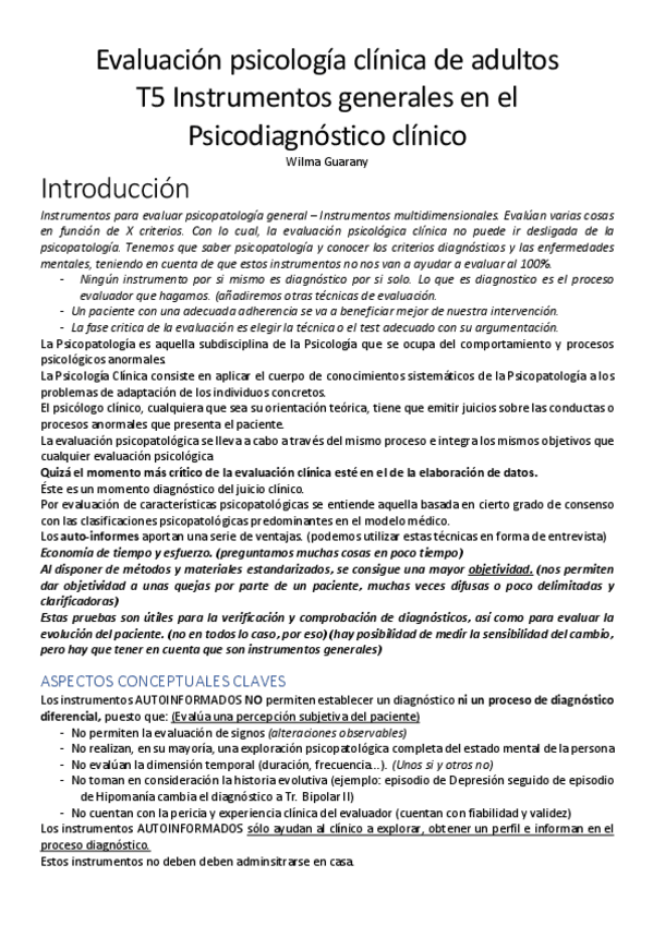 Miniatura del documento Evaluación psicología clínica de adultos - T5. .pdf