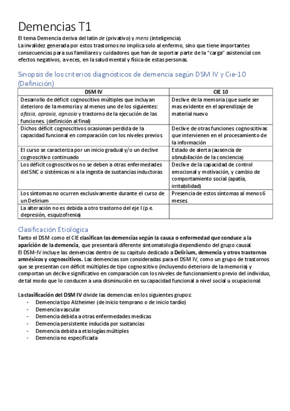 Miniatura del documento Demencias T1 (libro psicopatología).pdf