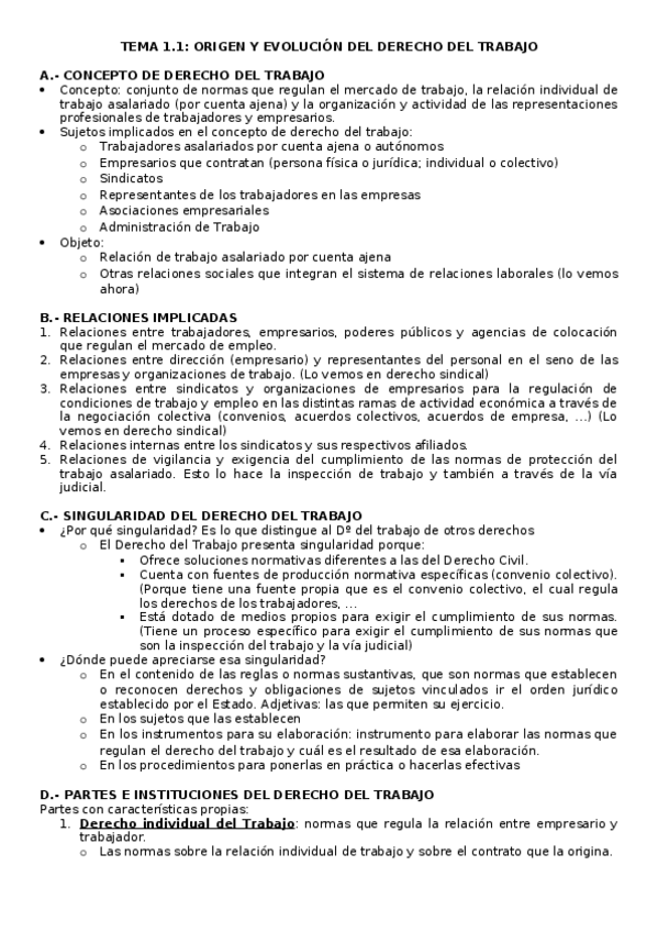 Miniatura del documento Tema 1.1 Introducción al Derecho del Trabajo.docx
