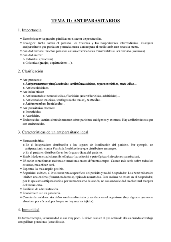 Miniatura del documento Tema 11 - Antiparasitarios.pdf