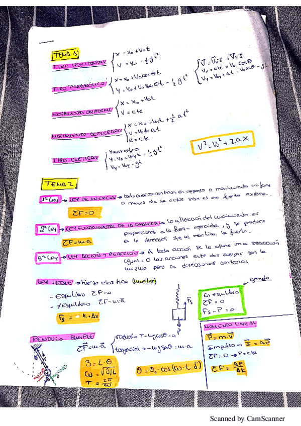 Miniatura del documento FORMULARIO DE TODOS LOS TEMAS ~ FISICA I.pdf