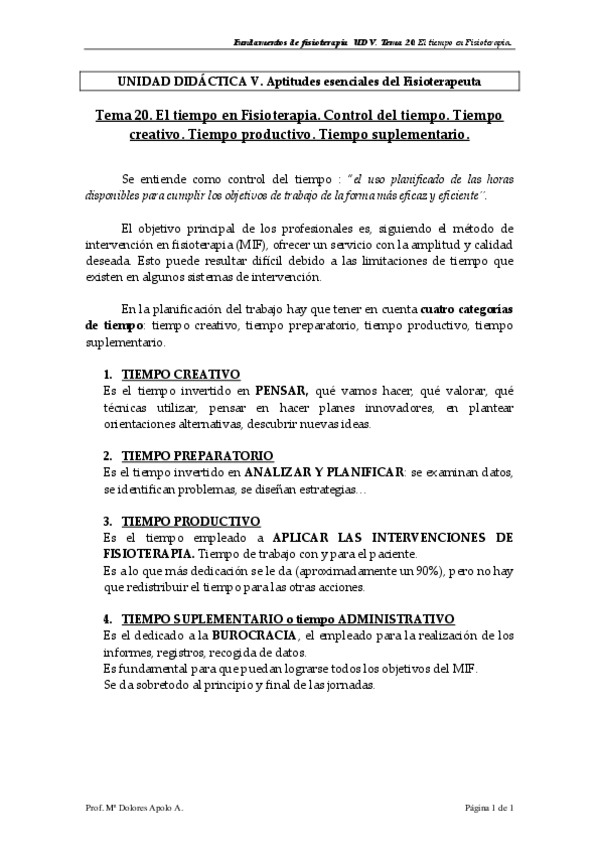 Miniatura del documento Tema 20. El tiempo en fisioterapia.pdf