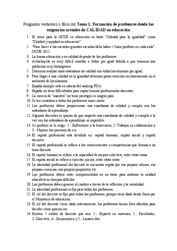Miniatura del documento Preguntas resueltas V o F. TEMA 1 Y 2