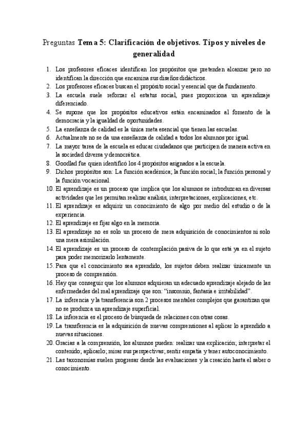 Miniatura del documento Preguntas V o F. TEMA 5