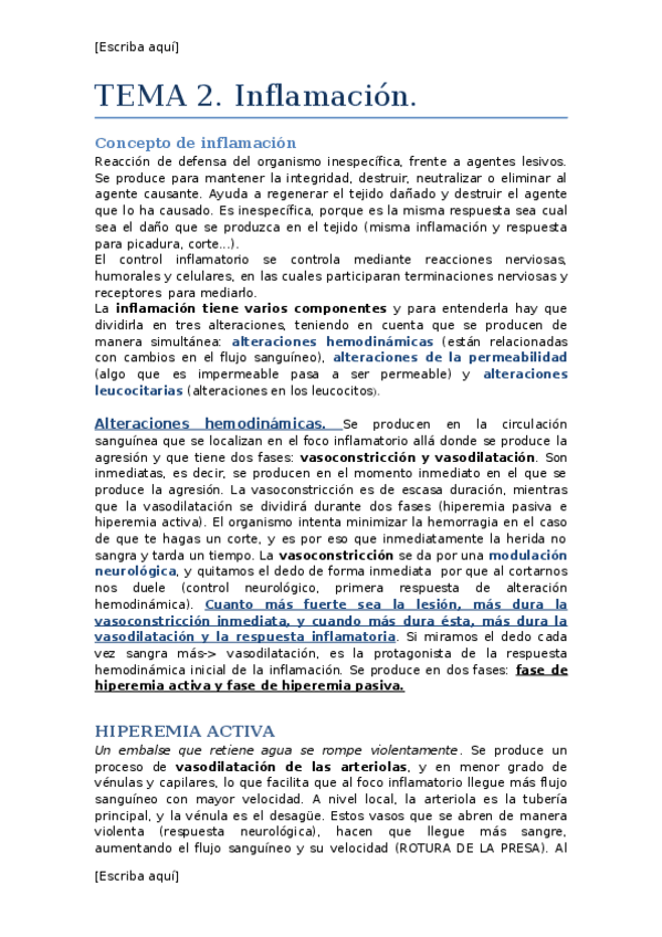 Miniatura del documento TEMA 02. Inflamación. ciru.docx