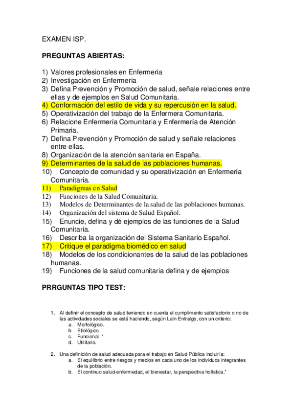 Miniatura del documento EXAMEN UNICO ISP. preguntas de desarrollo y tipo test.doc