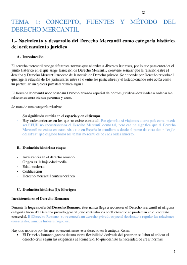 Miniatura del documento Tema 1 Mercantil I (Completado).docx