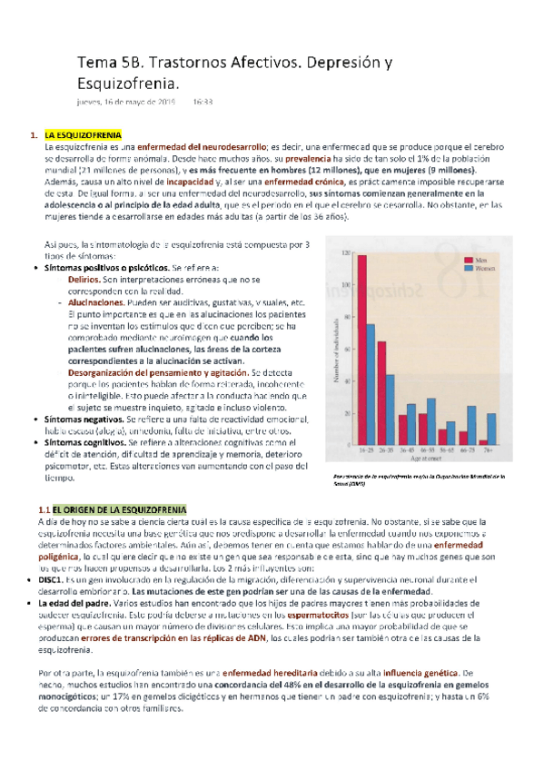 Miniatura del documento PSICOBIOLOGÍA Tema 5B. Trastornos Afectivos. Depresión y Esquizofrenia..pdf
