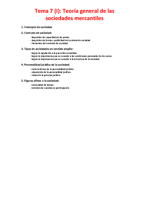 Miniatura del documento Tema 7 (I) - Teoría general de las sociedades mercantiles.pdf