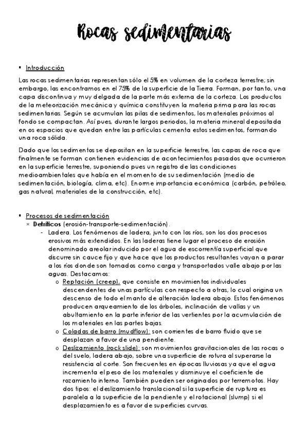 Miniatura del documento Tema 6. Rocas sedimentarias.pdf