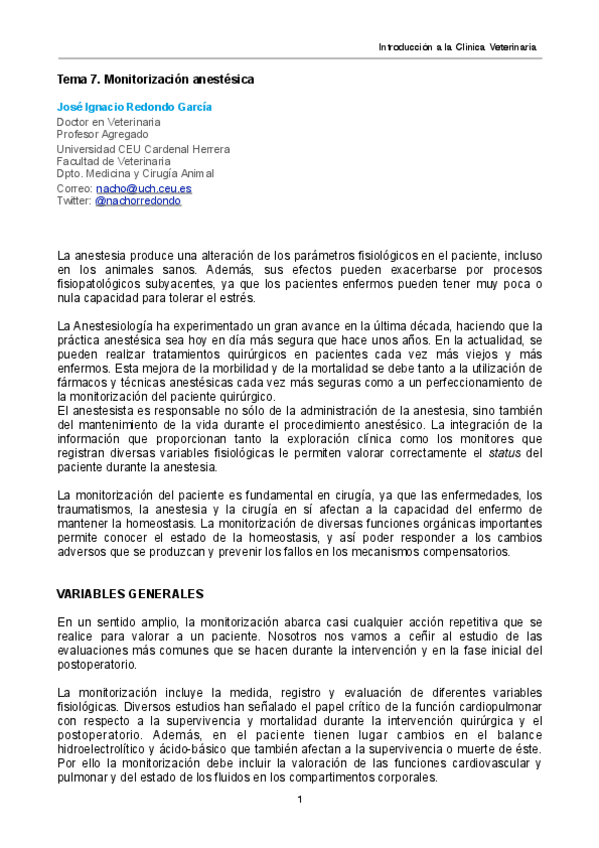 Miniatura del documento Tema 07 - Monitorización anestésica .pdf