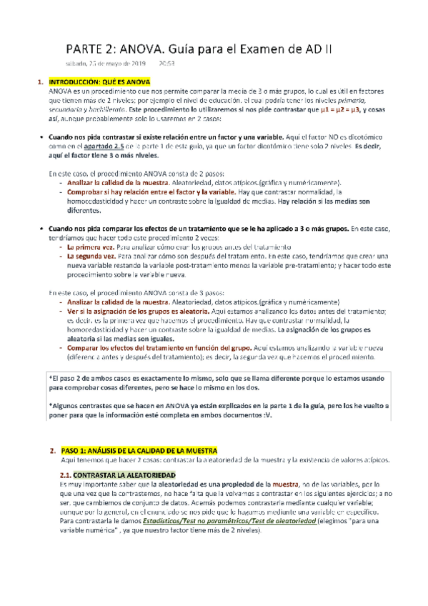 Miniatura del documento PARTE 2. ANOVA. Guía para el examen de AD II.pdf