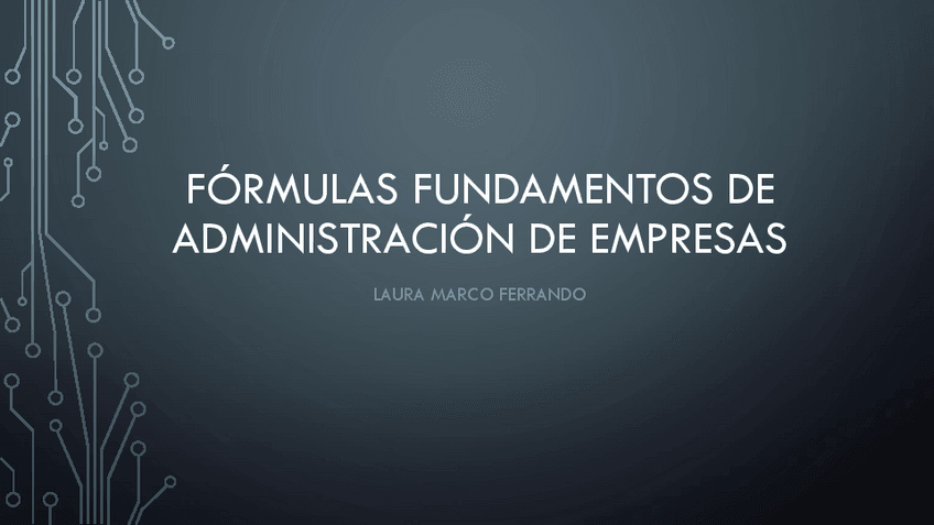 Miniatura del documento FORMULAS FAE (PARA EJERCICIOS)