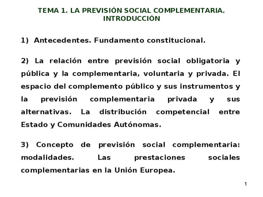 Miniatura del documento TEMA 1 LA PREVISIÓN SOCIAL COMPLEMENTARIA. INTRODUCCIÓN  2016.ppt