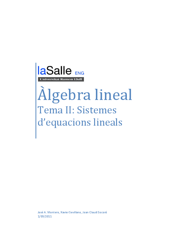 Miniatura del documento Algebra-lineal-Tema-II-Sistemes-dequacions-lineals.pdf