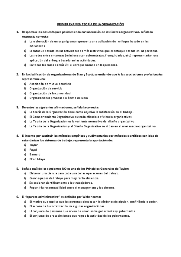 Miniatura del documento POSIBLES PREGUNTAS EXAMEN TEORIA DE LA ORGANIZACION.pdf