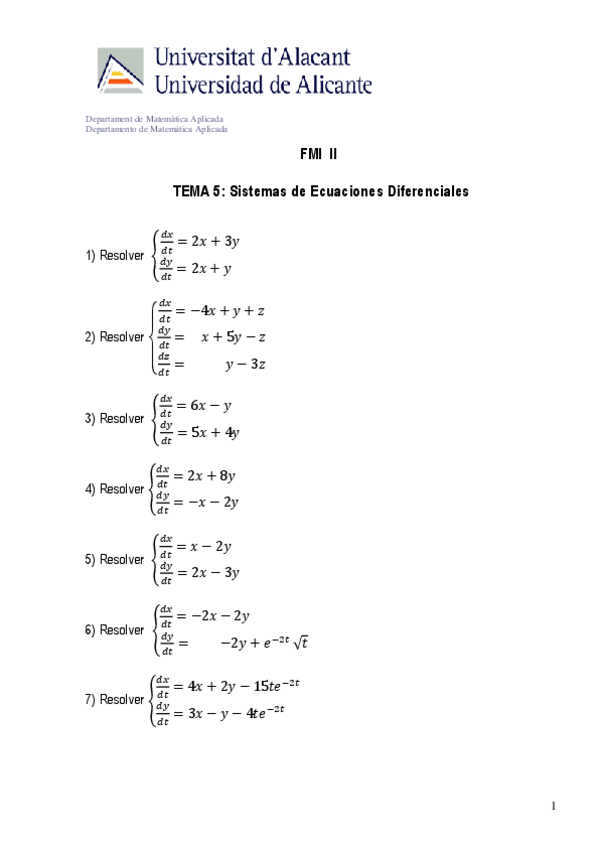Miniatura del documento ProblemasTema5FMI-IISistemasEcuacionesdiferenciales.pdf