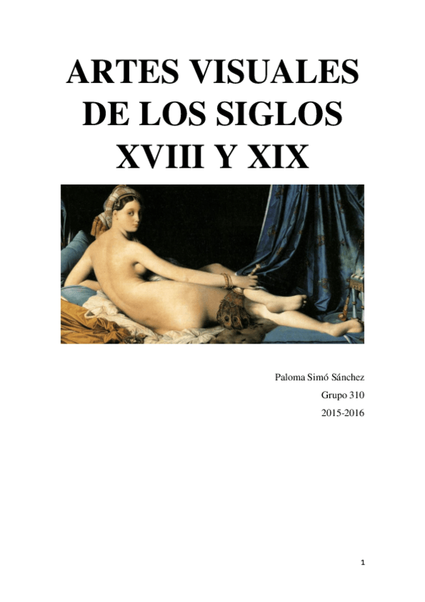 Miniatura del documento Artes visuales de los siglos XVIII y XIX.pdf