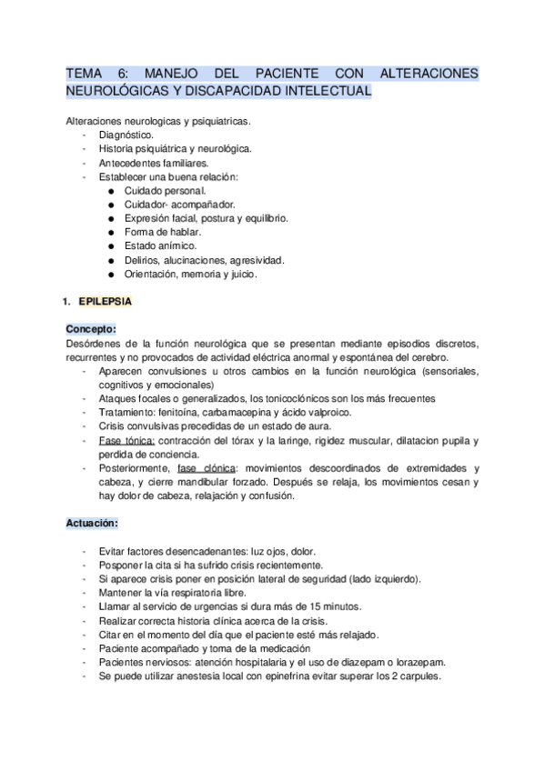 Miniatura del documento Tema-6-Manejo-del-paciente-con-alteracion-neurologica-y-discapacidad-intelectual.docx
