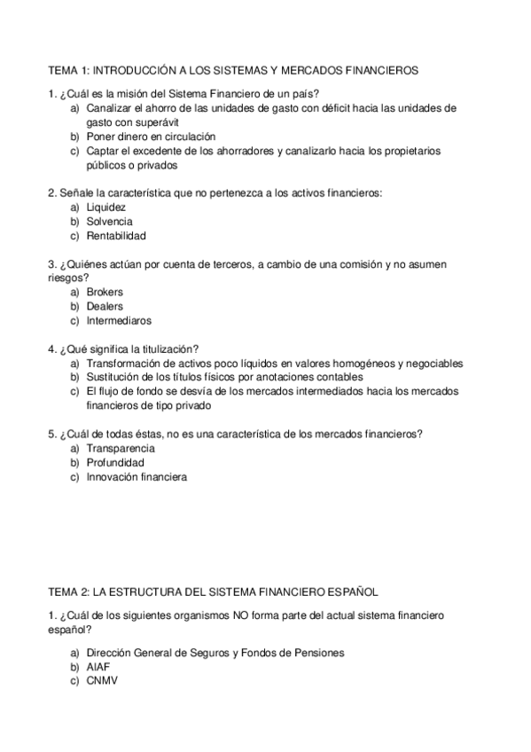 Miniatura del documento preguntas tipo test sistemas y mercados financieros.pdf