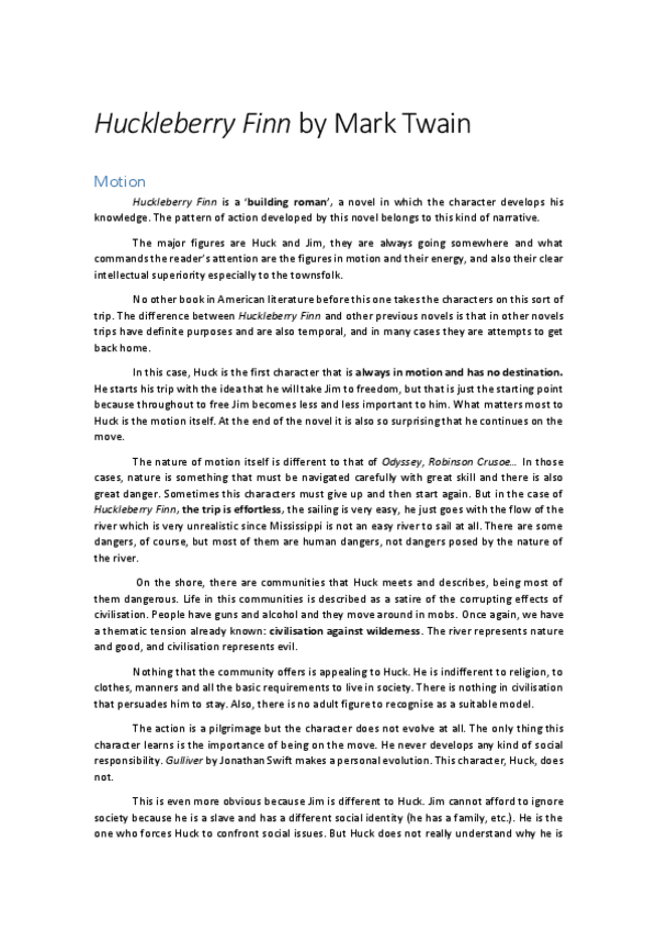 Miniatura del documento 2- HUCKLEBERRY FINN Mark Twain.pdf