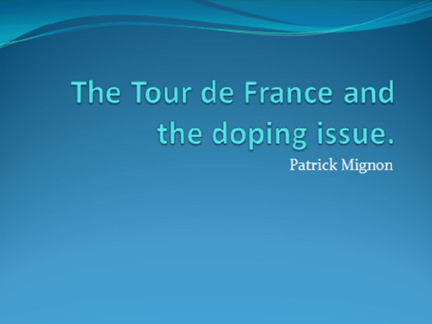 Miniatura del documento El-Tour-de-Francia-y-la-cuestion-del-dopaje.pptx