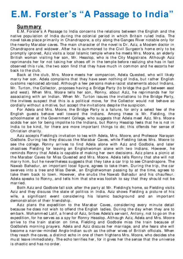 Miniatura del documento A passage to India.pdf