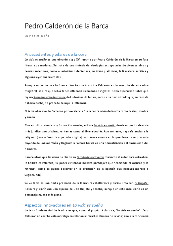 Miniatura del documento La vida es sueño - Pedro Calderón de la Barca.pdf
